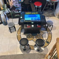 Arcade Classics 4 Person with 4 Stools (750 Games)