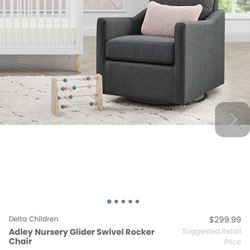 Adley Nursery Glider Swivel Rocker Chair