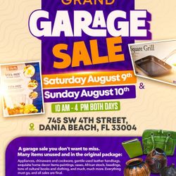 2 Day Grand Garage SALE  