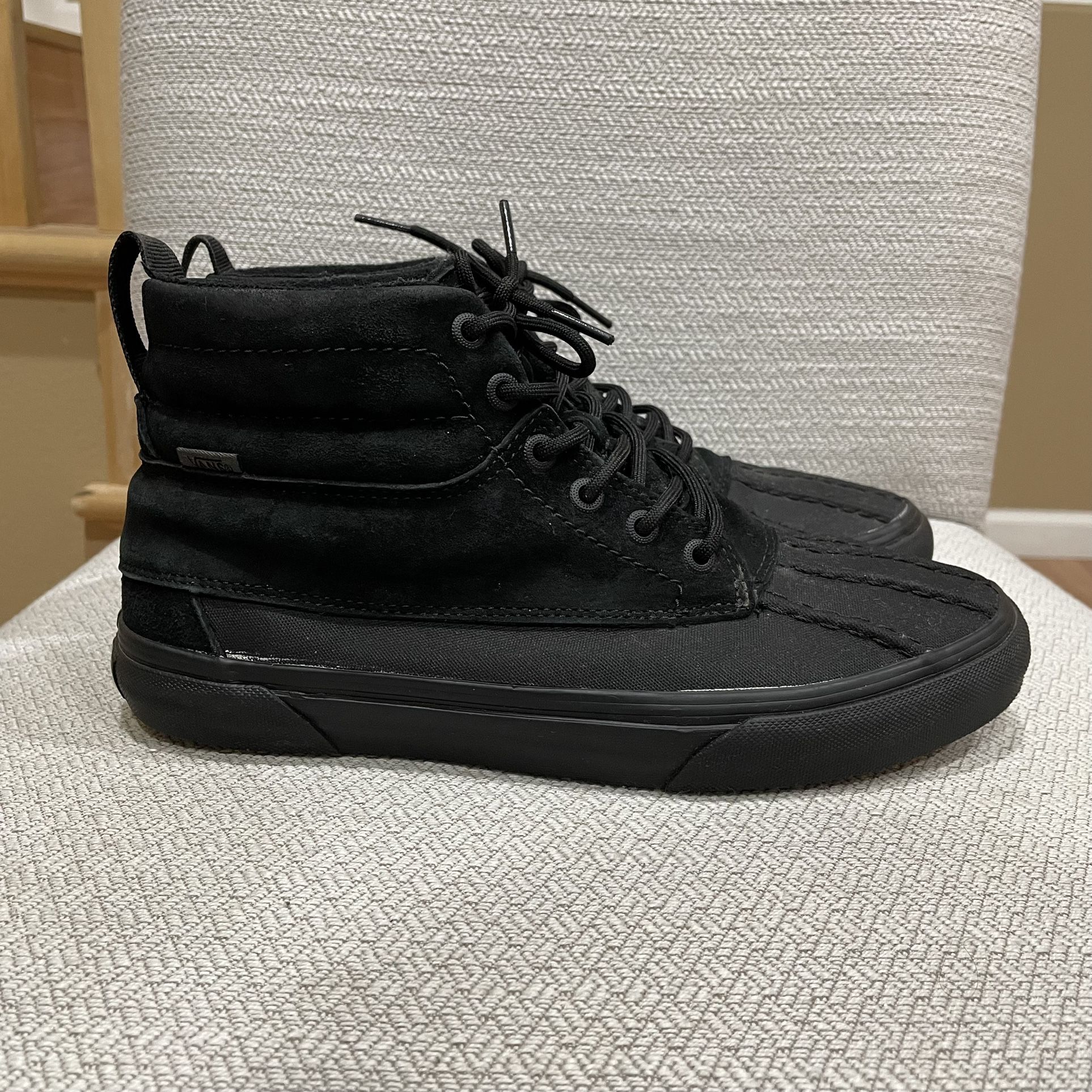 Vans Sk8 Hi Scotchgard 3M Black All Weather Men's Size 9.5 / Women's 11