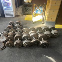 Adjustable Dumbell Set - $1 Per Pound 