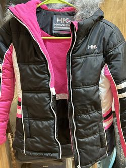 Hawk & Co girls winter coat. Like new. Size 10/12
