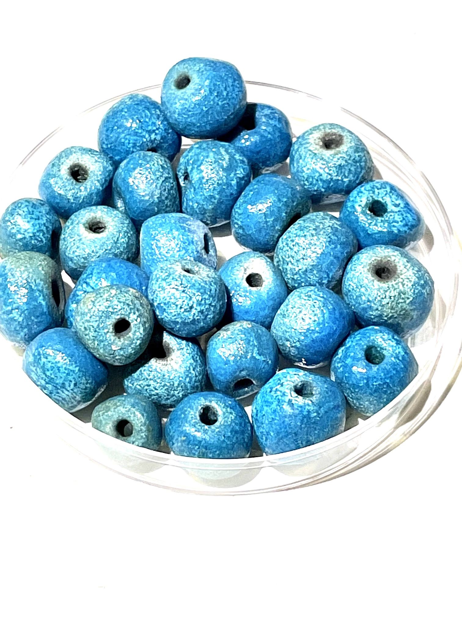 Turquoise Ceramic Beads