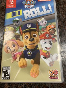 Paw patrol on a roll Nintendo switch