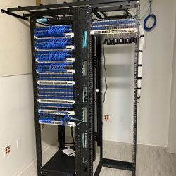 Cat 6 / Cat 6a Networking rack