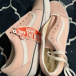 New Pink vans Sz 8,5