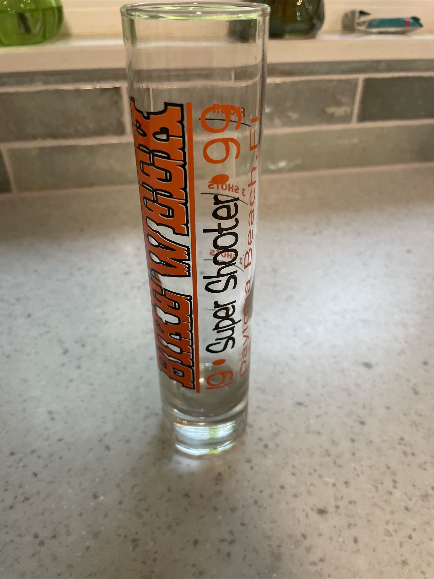 Vintage Bike Week Shooter Glass