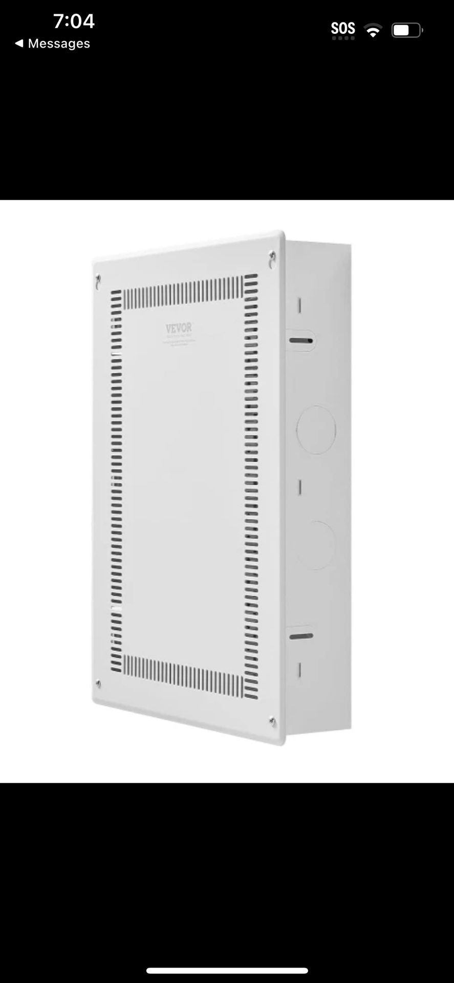 Vevor Structured Media Enclosure 20 in Recessed in-Wall TV Media Box with Cover