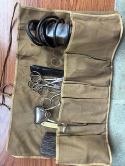 Authentic World War II men’s haircut tool set