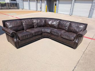 Leather Sectional