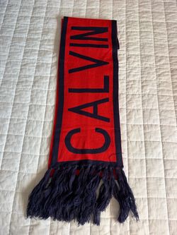 Calvin Klein jeans Red Navy blue Scarf