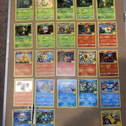 Pokemon 25th Anniversary McDonalds Cards Halo Almost Complete Set Pikachu