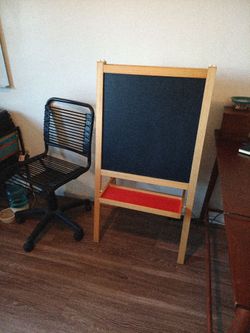 Kid's Art Easel - Ikea Mala Double-sided Softwood Easel Board
