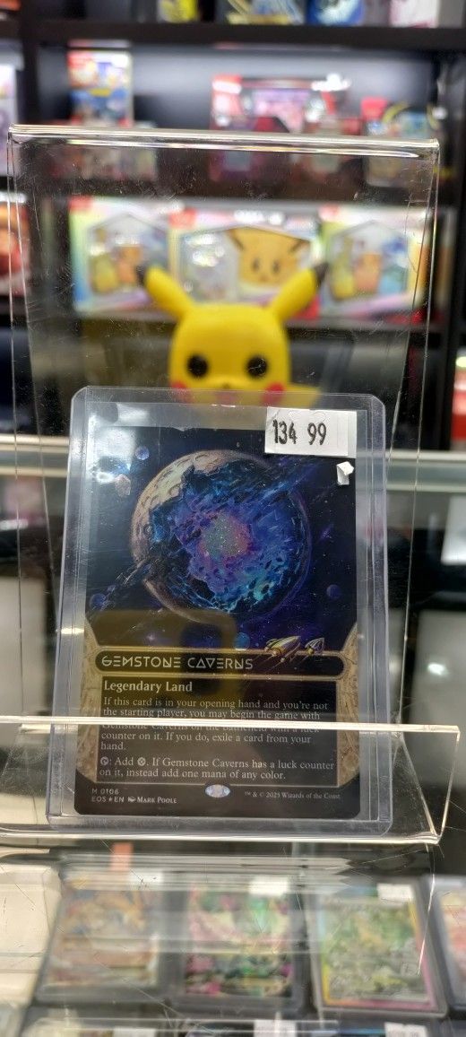 Gemstone Caverns Magic Card Galaxy Foil