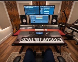 Korg pa1000 con ritmos y samples