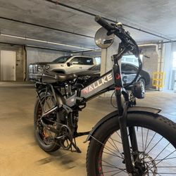 W Wallke X3 Pro Electric Bike 2000W Dual Motor Full Suspension 1056WH 26 Inch Fat Tire Mountain Ebikes Black