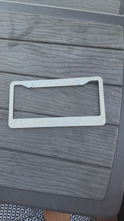Sparkle license plate