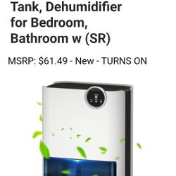 EGEH Dehumidifier for Home, 70-oz Water Tank (500 sq. ft) Mini Dehumidifiers