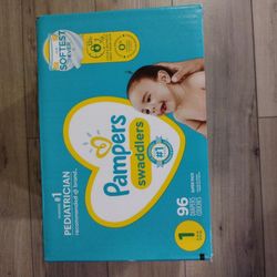 350 Size 1 Diapers 