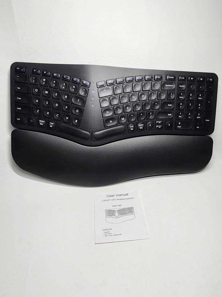 Wireless Bluetooth Keyboard - Ergonomic Keyboarf K960