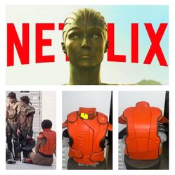 TV PROP/WARDROBE - NETFLIX “CONQUEST” *NEVER RELEASED/CANCELLED* SERIES featuring Keanu Reeves SCREEN WORN Armor Vest