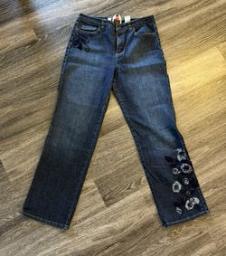 Vintage Talbots Embroidered Jeans