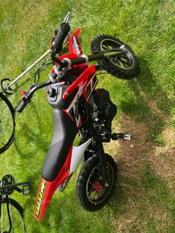 2 stroke 49cc dirt bike