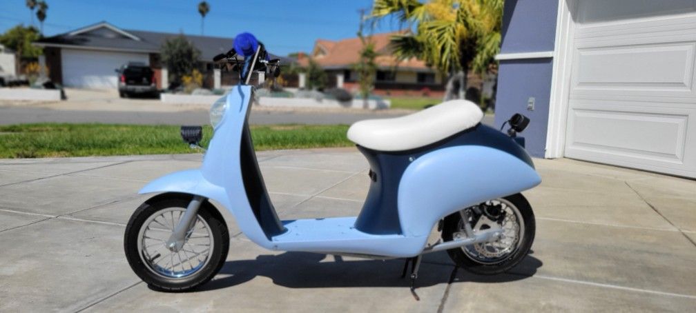 Modified Razor Pocket Mod Electric Moped Fardriver 72v35amp 48v 15ah Lithium Battery Matrix 