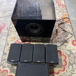 Energy Take Classic 5.1 Speaker System with Powered Subwoofer – Great Condition!