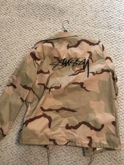 New stussy desert camp jacket size medium