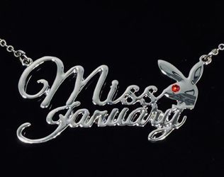 Miss January With Birthstone 