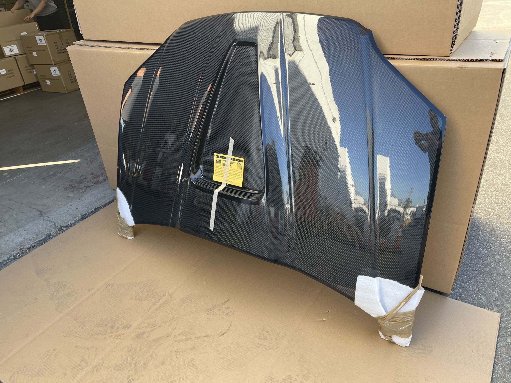 01-05 Civic Kaminari Vented Carbon Fiber Hood