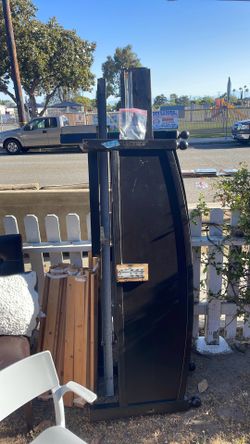 Queen sized bed frame and mattress