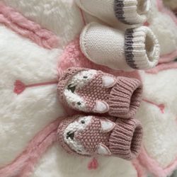 Newborn Baby Girl Booties