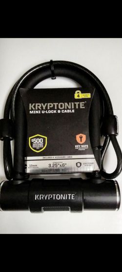 Kryptonite lock and cable