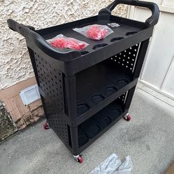 3 Tier Rolling Utility Cart