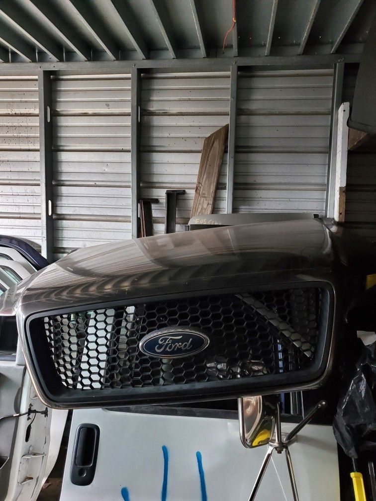 2006 Ford F-150 Hood Bonnet Lid W/ Grille