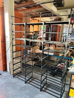 plastic rack 50x62x12in