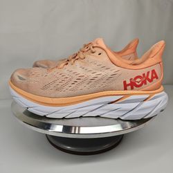 Size 7.5 US women's Hoka One One Clifton 8 running shoes "Sun Baked"