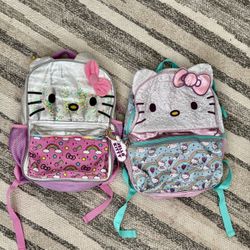 2 Hello Kitty backpacks 