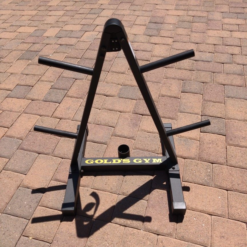 Weight rack For Free-Weight Plates