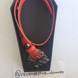 Revenge Bone Belt Red 