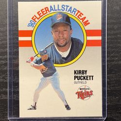 1990 Fleer All-Star Team Kirby Puckett Baseball Card #7