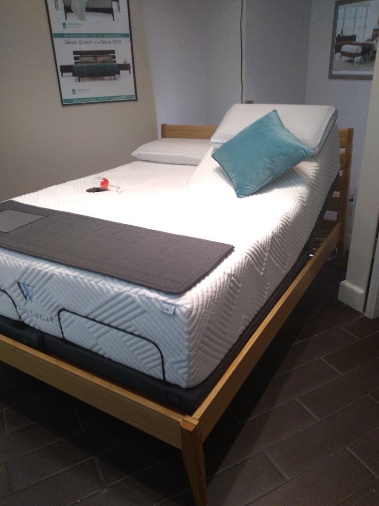 Amazing Cool Memory Gel Mattress 13 Inch With Ajustable Base Massage And Antisnore