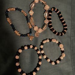 assorted bracelets