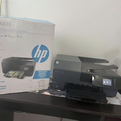 HP Officejet Pro 6830 All-in-One Printer (lots of ink is included)