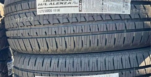 275/55R20 Bridgestone Dueler H/L Alenza 4 New Tires $660 Installed & Balanced
