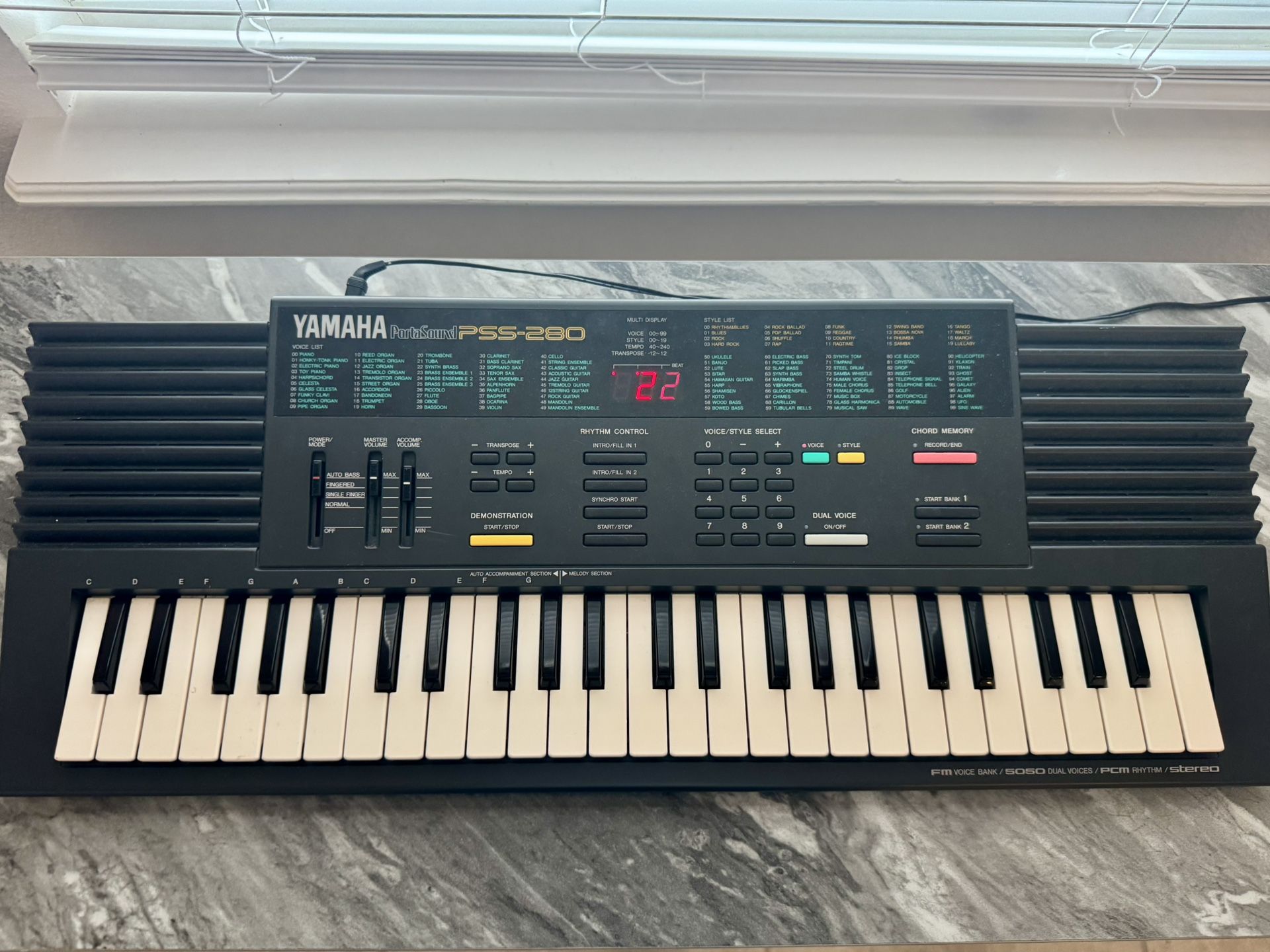 Piano and Table