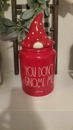 Rae Dunn Gnome Canister