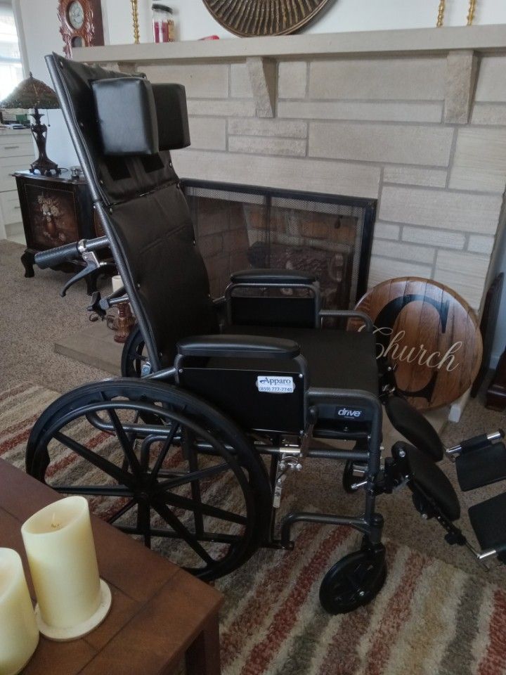 High Back Reclining Wheelchair